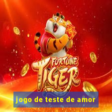 jogo de teste de amor